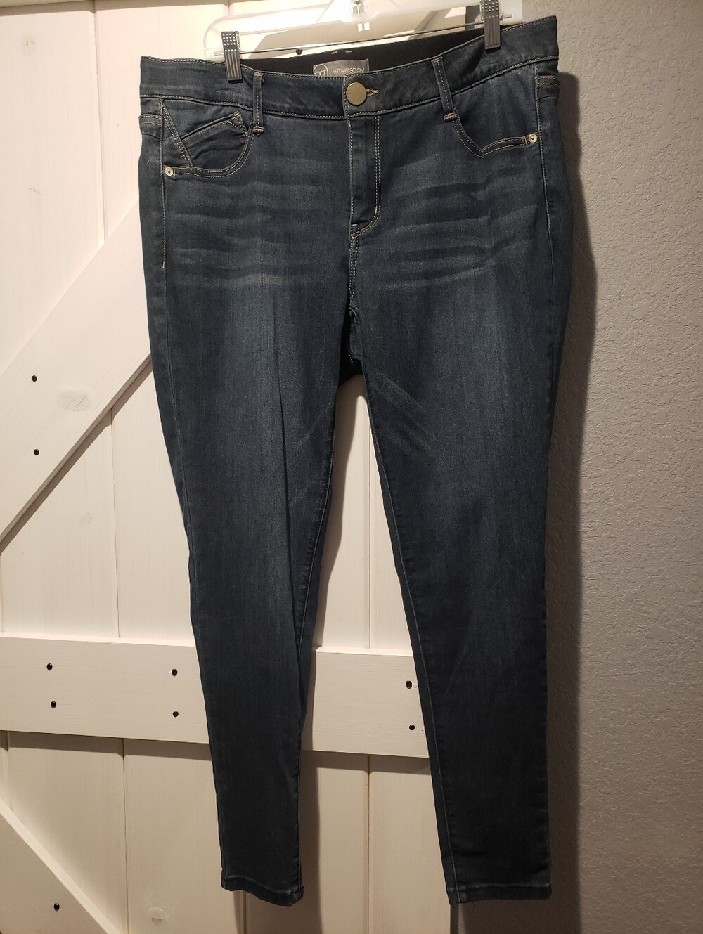Wit & Wisdom Dark Blue Skinny Jeans